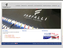 Tablet Screenshot of farfalli.com